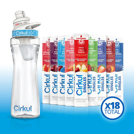 22oz. Plastic Bottle & GoSip® Black Cherry J5